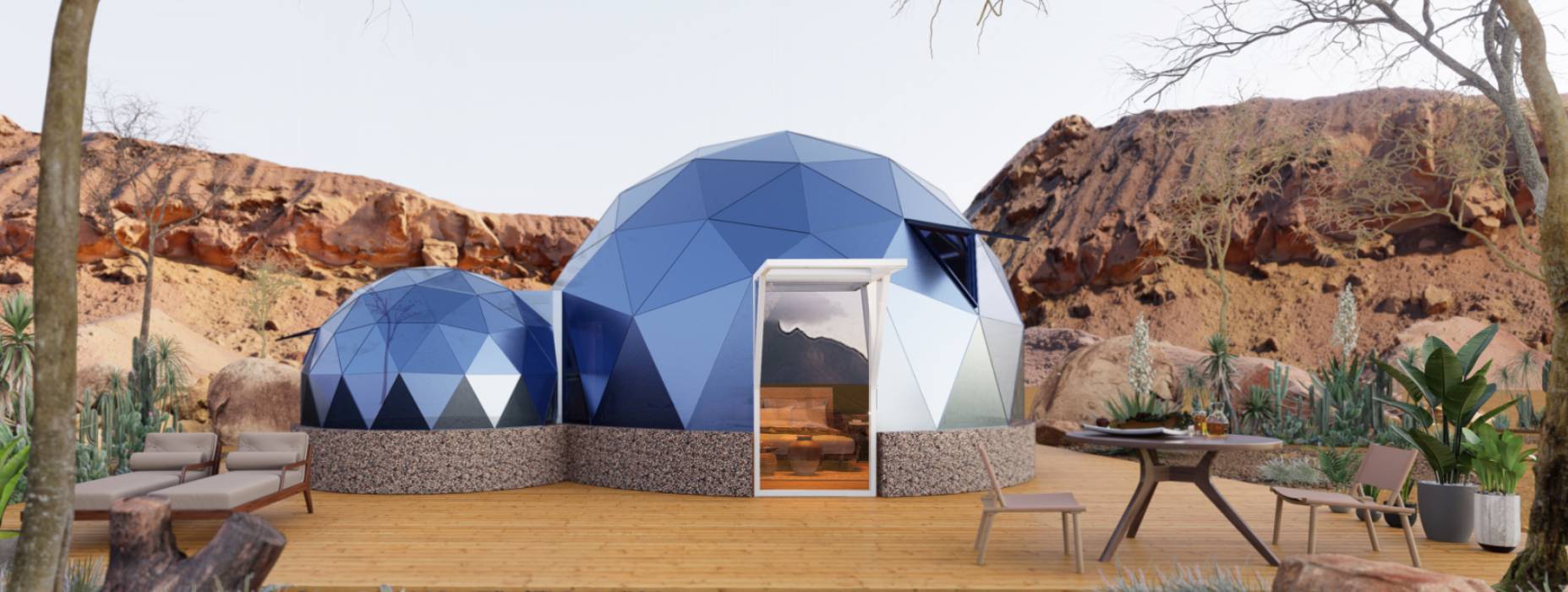 永安市球形智能光伏玻璃星空房